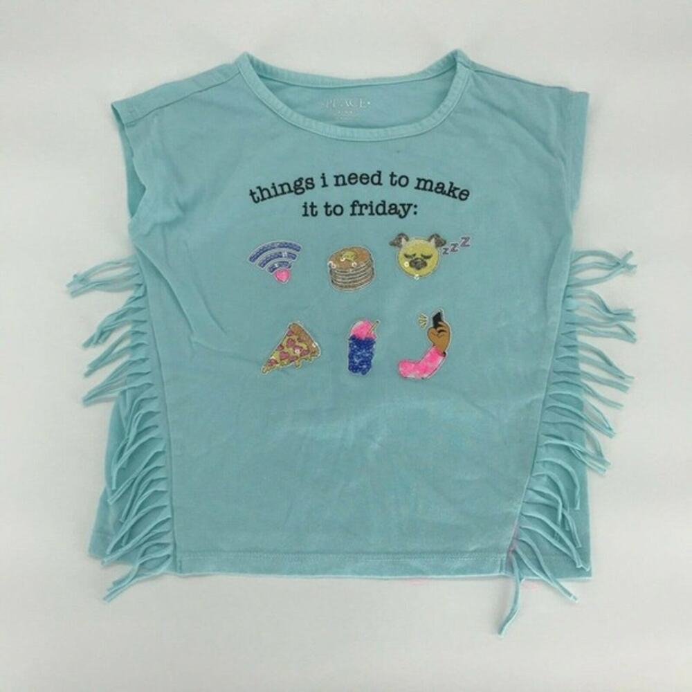 Childrens Place Girl Graphic Tee Outfit - Picture 2 of 7